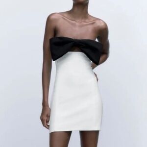 BNWT Zara Strapless Mini Dress